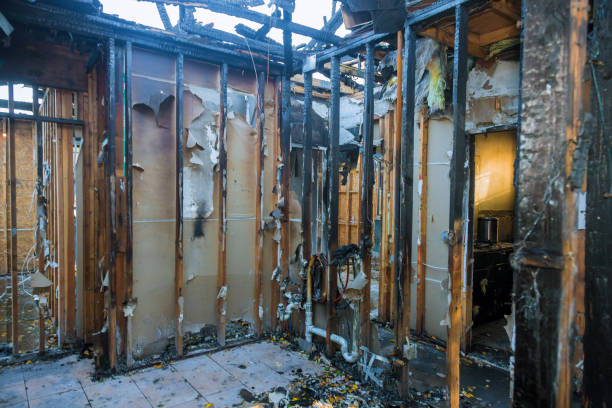 Professional Emergency Fire Cleanup technician working in Pompano Beach, FL